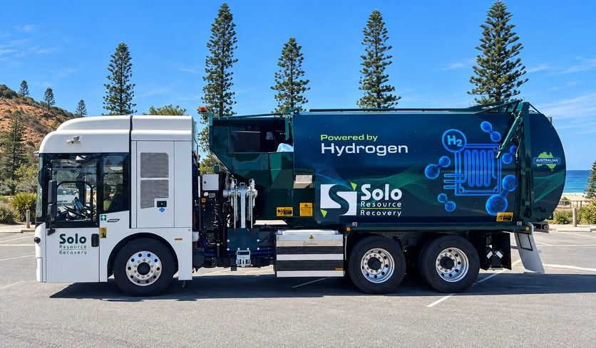 Pure One hydrogen trucks begin council waste collection trials in NSW, Australia